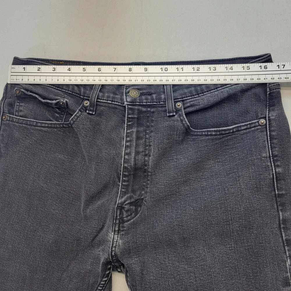 Levi's‎ 506 Straight Leg Jeans Mens 36x30 Black Faded Denim